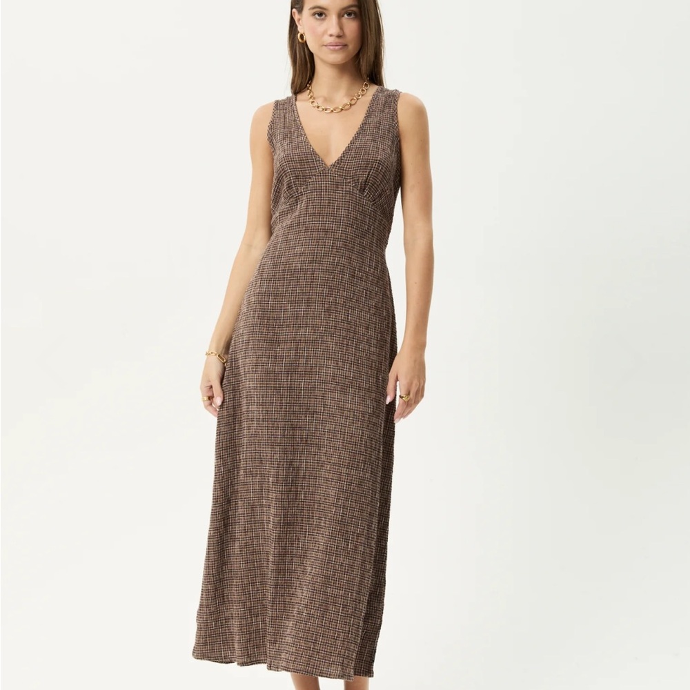 Agenda Seersucker Maxi Dress